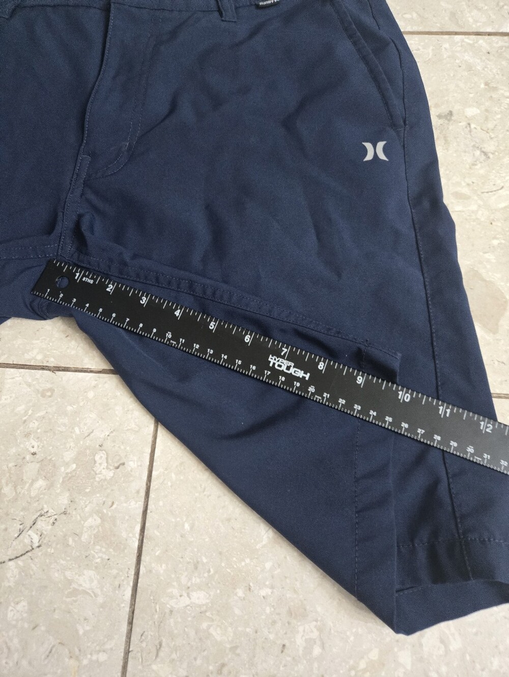 Men's Hurley Active Navy Shorts 32 - Picture 2 of 3